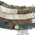 Turkoman head dress with two metal and glass pendants - The Nomads Tent